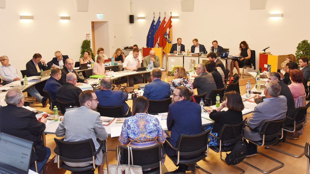 Sitzung des Gemeinderates im Rathaus. (Foto: Vorlaufer)