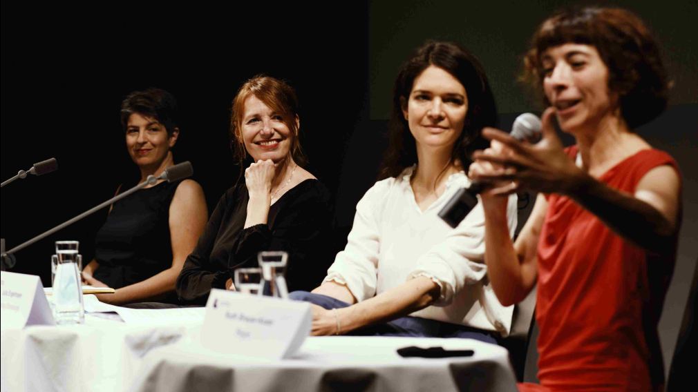 Olivia Khalil, Marie Rötzer, Julia Engelmayer und Ruth Brauer-Kvam. (Foto: Alexi Pelekanos)