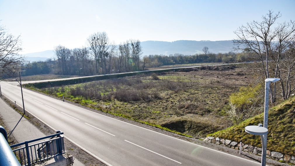 Neues Gewerbegebiet im Süden der Stadt. (Foto: Josef Vorlaufer)