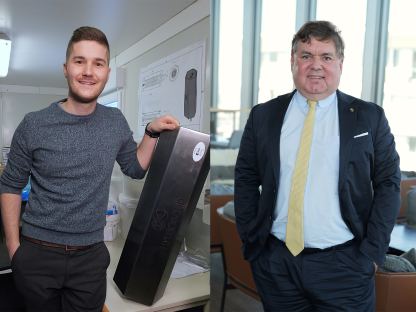 Die beiden Gründer Lukas Renz und Heinrich Prokop sind am 22. Mai zu Gast bei founders‘ talks. (Foto: Oliver Veres)