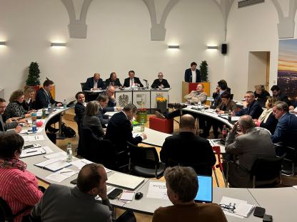 Sitzung des Gemeinderates im Rathaus. (Foto: Kainz)