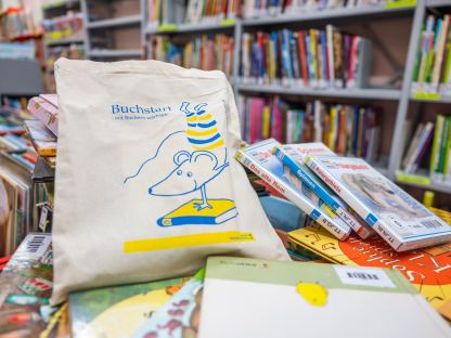 Buchstart Sackerl in der Stadtbücherei St. Pölten. (Foto: Arman Kalteis)