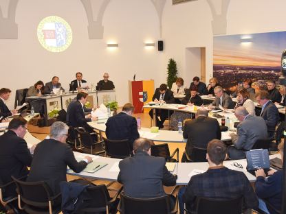 Sitzung des Gemeinderates im Rathas. (Foto: Vorlaufer)