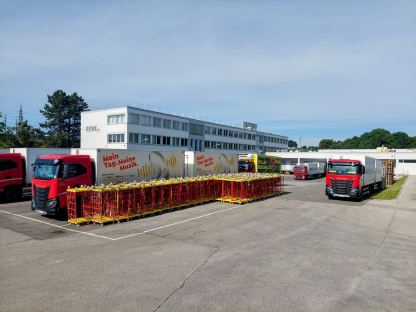 Die bestehende REWE-Niederlassung wird künftig an den neuen zentralen Standort übersiedeln. (Foto: Arman Kalteis)