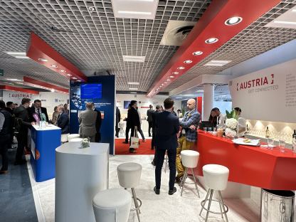 St. Pölten präsentierte sich auf der MIPIM in Cannes im „Austria-Pavillon“. (Foto: zVfg.)