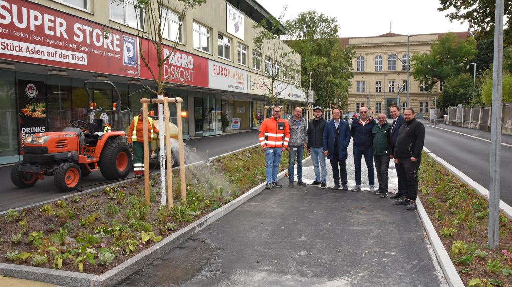 Ein Foto der neu gestalteten Schulgasse. (Foto: Christian Krückel)