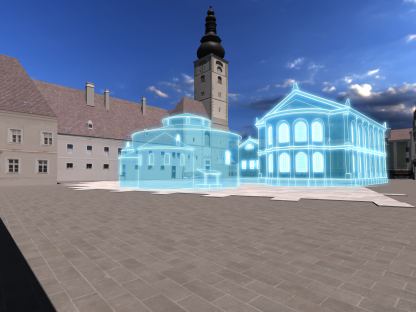 Visualisierung des spätantiken Statthalterpalastes. (Foto: 7reasons)