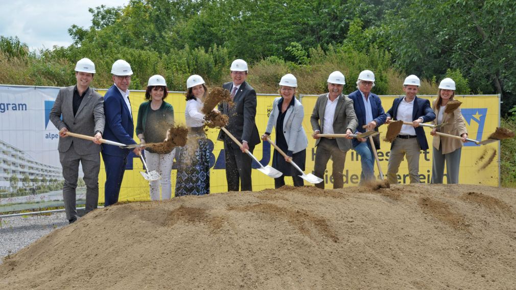 Spatenstich für 132 Wohnungen am Niederösterreich Ring. (Foto: Wolfgang Mayer)