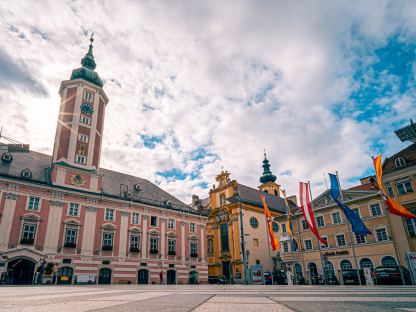 Ansicht des St. Pöltner Rathauses. (Foto: Arman Kalteis)