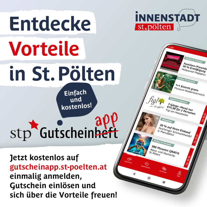 Entdecke Vorteile in St. Pölten mit der neuen App