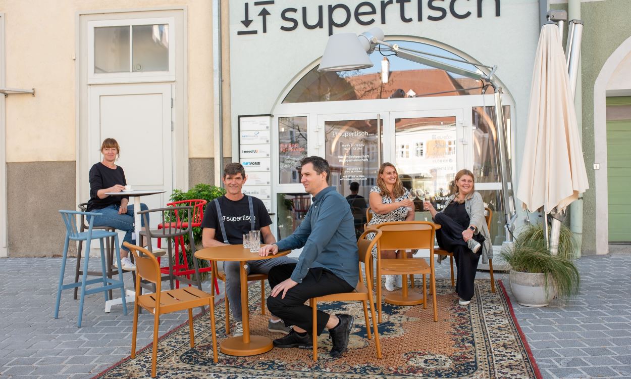 Gemeinsam Arbeiten in der Innenstadt