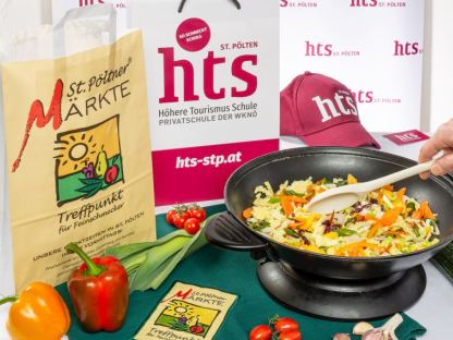 Die Besucher:innen des Wochenmarktes können sich am 15. Mai beim Schaukochen am Markt ein leckeres Mittagessen gönnen. (Foto: Werner Jäger)